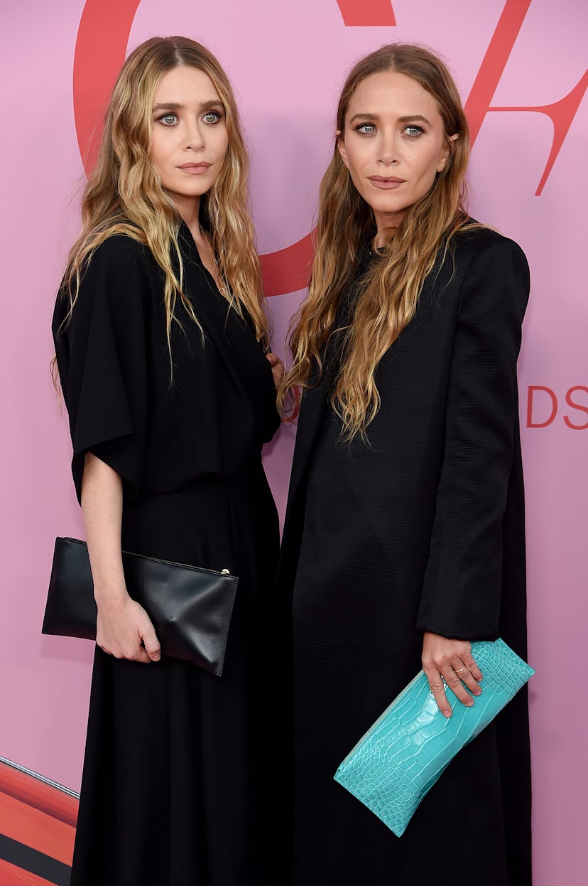 Mary-Kate Olsen and Ashley Olsen attend the CFDA Fashion Awards at the Brooklyn Museum of Art on Jun...
